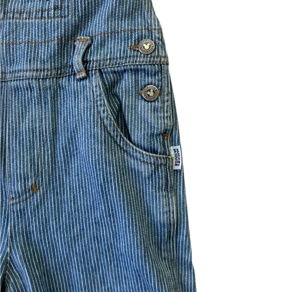 Vintage Mickey Mouse Railroad Character Overalls 4T - Picture 5 of 7